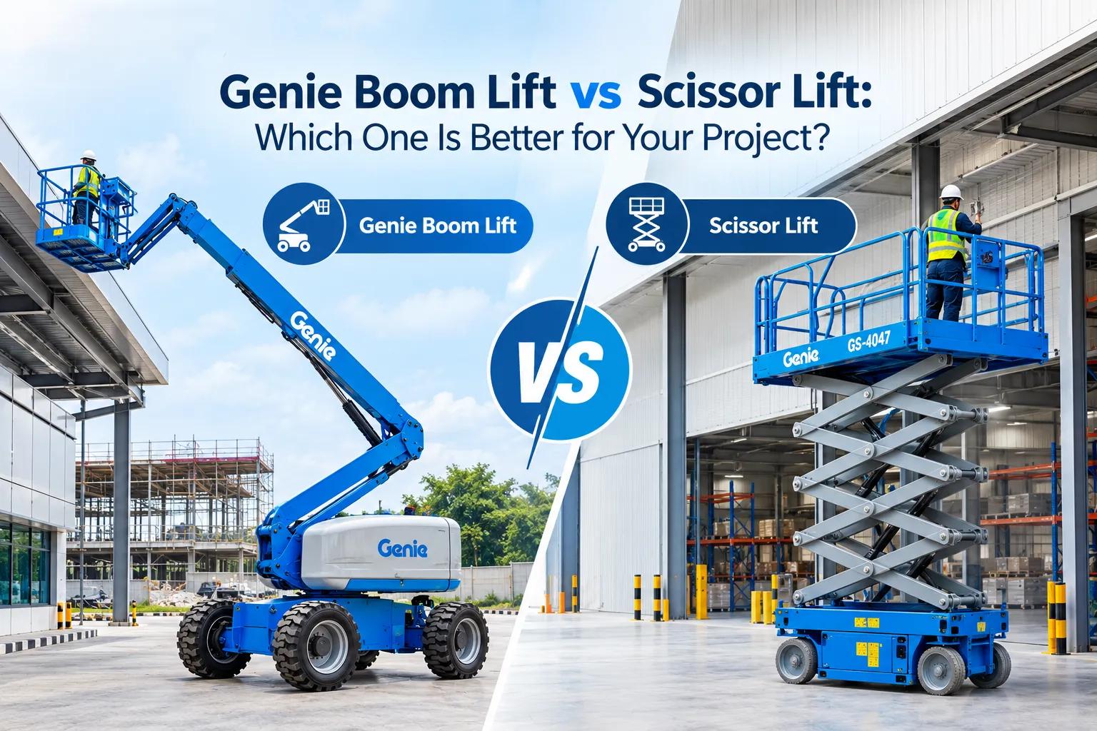 Genie Boom Lift vs Scissor Lift